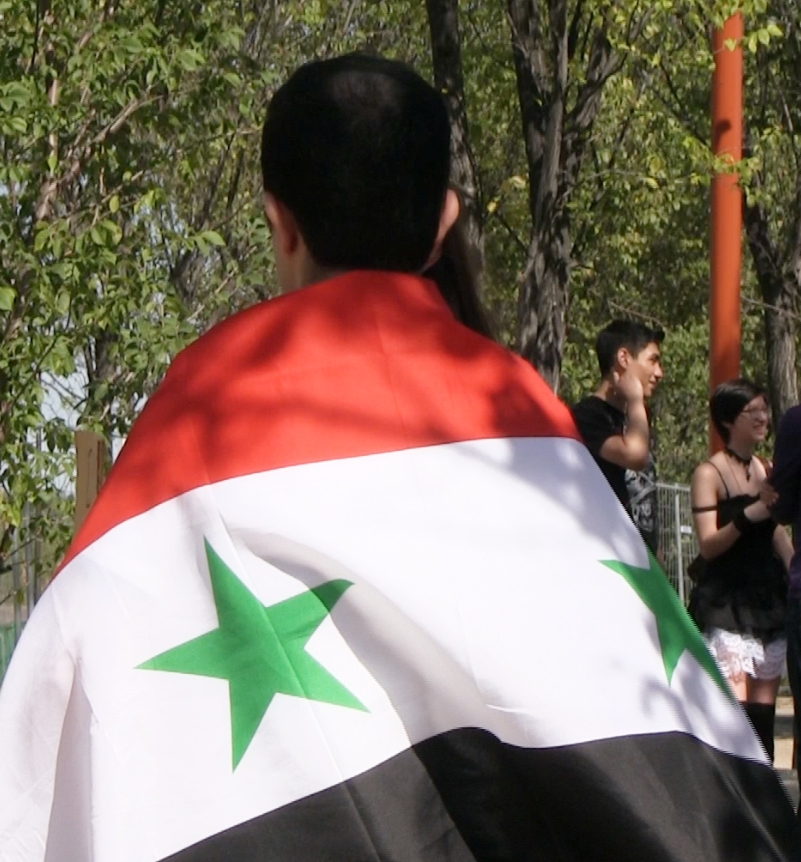 Aug. 31, 2013: Winnipeggers rallied to voice opposition to foreign intervention in Syria’s civil war. Photo: Paul S. Graham